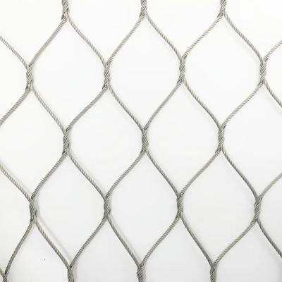 China Customized Personalized Stainless Steel Rope MeshThe Sustainable Choice for Animal Enclosures Woven Mesh for sale