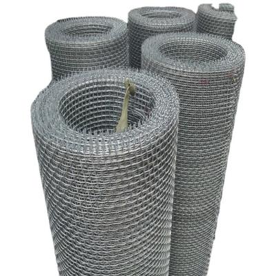 China 316L Stainless Steel 1.2mm Wire Diameter 7 Mesh Square Hole Crimped Woven Wire Mesh Screen for sale