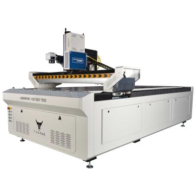 China Hanniu 1300*2500 50W Large Format Fiber Laser Marking Machine SS 1325 Max Fiber Source Engraving Machine CS Steel Mark Mental SS for sale