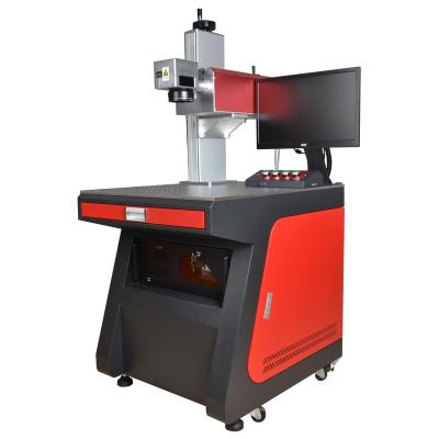 China Hanniu Water Cooled UV Laser Marking Machine for Fabrics 3w Leather PVC Laser Marker CNC Laser Glass Engraver for sale