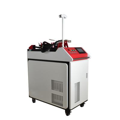 China Building Material Shops Hanniu High Speed ​​Handheld Fiber Laser Welder For Stainless Steel Aluminum Laser Welding Machine Price 1000w 1500w for sale