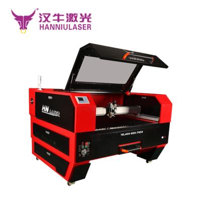 China 1390 Hybrid Laser CUT Guangzhou Hanniu HQ CO2 Laser Cutting Machine and CNC Laser Engraving Machine for sale