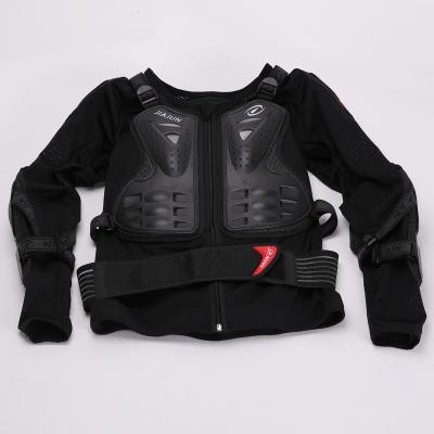 China Motocross Cycling Vest Jacket Children's Daily Riding BMX Breathable Training Armor Set Tactical Black for sale