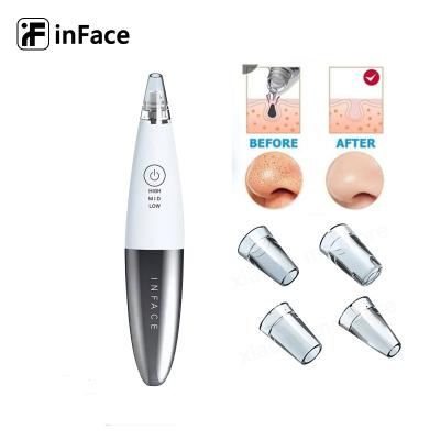 China Inface Blackhead Remover DEEP CLEANSING Blackhead Vacuum Clean Acne Pore Peel Face Skin Care Beauty Blackhead Remover Facial Kit Tool for sale