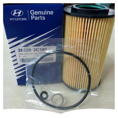 China 26320-3C100 Filter Paper Auto Part Oil Filter Engine System Fit For IX55 for sale