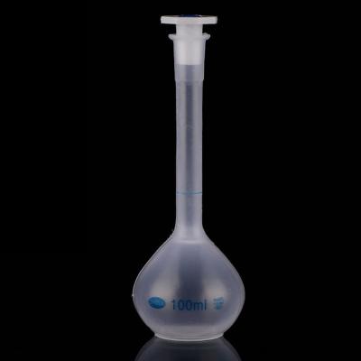 China 100ml 250ml 500ml Laboratory Plastic Long Neck Plastic Volumetric Measuring Flask for sale