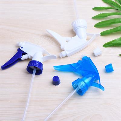 China Non Spill Clean Best Quality 28mm Plastic Hand Trigger Colorful Sprayer for sale