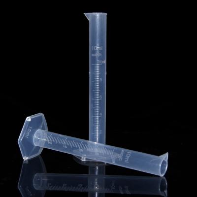 China Hospital Use Lab 250ml 500ml 1000ml 2000ml Graduated Plastic Measuring Tube for sale