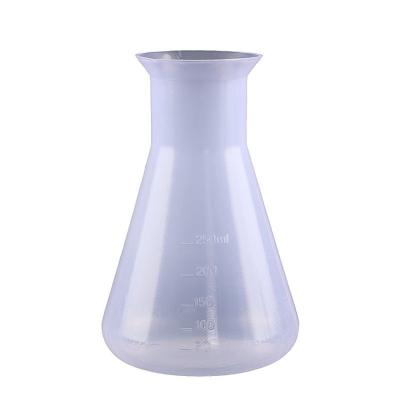 China 1000ml Laboratory Chemical Lab Conical Flask High Quality Plastic Erlenmeyer Flask for sale