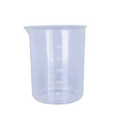 China Wholesale 100ml 200ml 250ml Laboratory Hospital School High Quality Plastic Beaker for sale