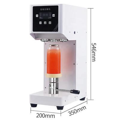 China New Food Rise Aluminum Can Sealer Bubble Automatic Plastic Tea Tin Can Sealing Machine for sale