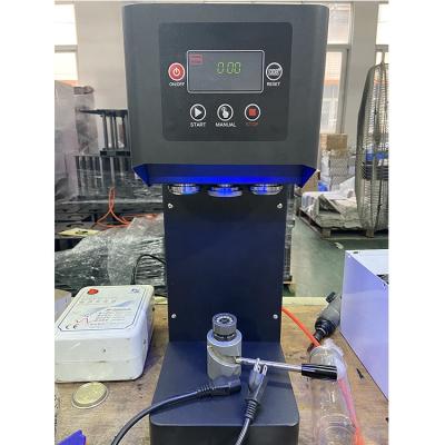 China Automatic Food Juice Plastic Bottle Aluminum Can Filling Can Seamer Sealing Machine for sale