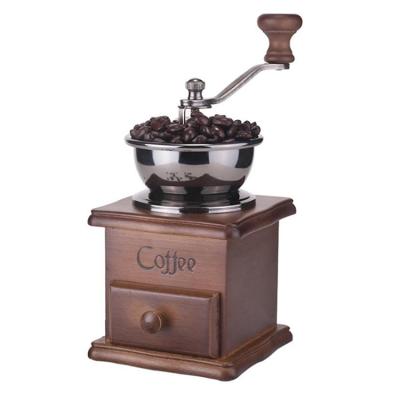 China High Quality Manual Antique Burr Retro Coffee Bean Ceramic Grinder From YiXin Outdoor Factory for sale