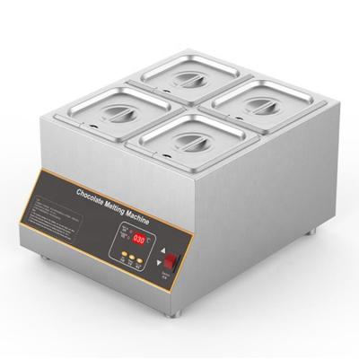 China 110V 220V Commercial Supply Hot Chocolate Melter 12KG 4 Tanks Chocolate Cream Melting Machine For Sale for sale