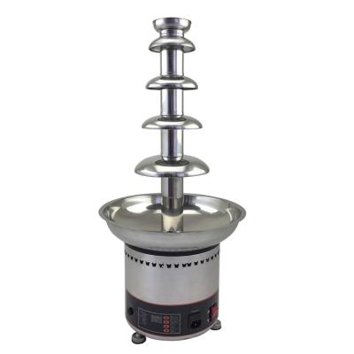 China Hotel Digital Display 5 Tier Chocolate Fountain Machine Stainless Steel for sale