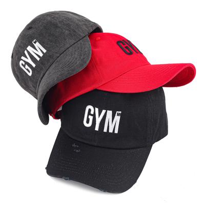 China JOINT Professional Custom Distressed Baseball Cap With Embroidery Logo for sale