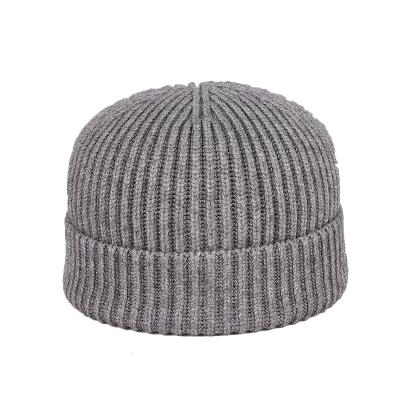 China COMMON Low Price Plain Knitted Custom Embroidery Logo Women Mens Knit Beanie Winter Hats for sale