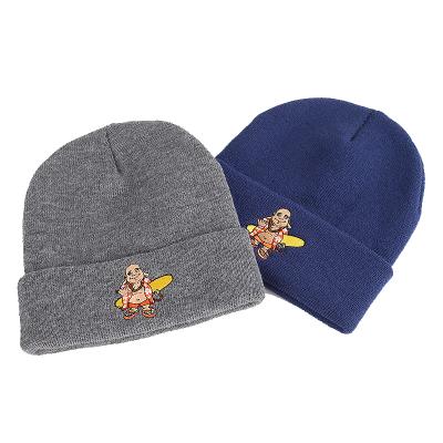 China COMMON COMMON Winter Warm Custom Beanies For Men With Custom Embroidery Logo for sale