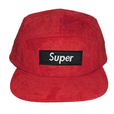 China breathable & waterproof breathable & Waterproof Corduroy 5 Panel Hat Custom Plain Camp Hat for sale