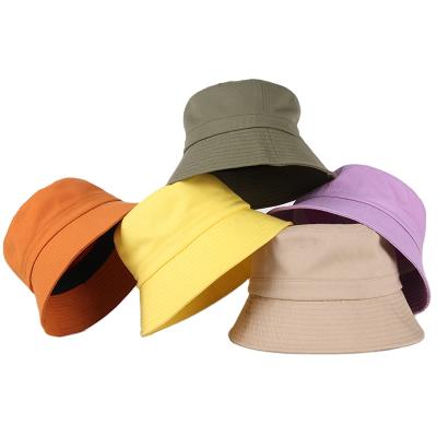 China Wholesale Pure Cotton Fisherman Hat Custom Designer Character Color Bucket Hat for sale