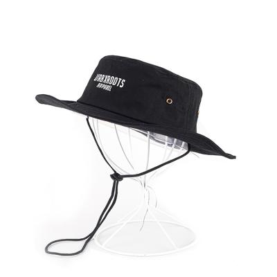 China New Design Cotton Striped Bucket Hat Custom Logo for sale