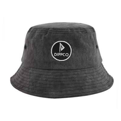 China 2021NEW Design Striped Striped Bucket Hat With Embroidery Logo for sale