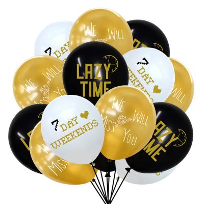 China Hot Selling Latex Amazon Balloon Set Party Decoration Supplies 12 Inch Balloons Set Party Theme Retreat for sale