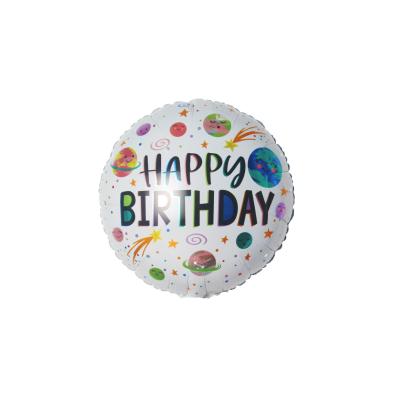 China Foil custom 18 inch round birthday foil balloon for birthday party decoration for sale