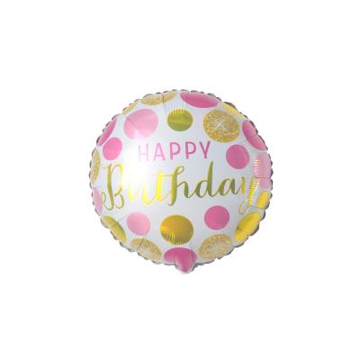 China Foil 18 inch round aluminum foil balloon for birthday party decoration for sale