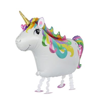 China Children's toys wholesale balloons hot selling walking animal zebra animal helium pony Amazon balloon helium balloon for sale