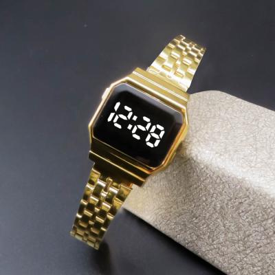 China New Automatic Date Rose Gold Silver Casual Thin Lady Watches Led Watch Reloj Hombre Digital Electronic Wristwatch Women for sale