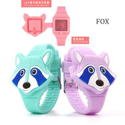 China Non-specific fashion led watches for children best seller FOX amusement wristwatches in sale hand watch 9years frozen kids watch toys for sale