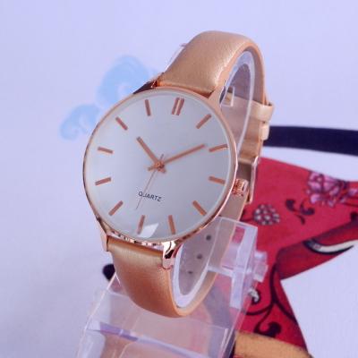 China Custom LOGO OEM Slim Leather Band Kids Non-Specific Young Ladies Watches Promotional Wrist Watch for sale