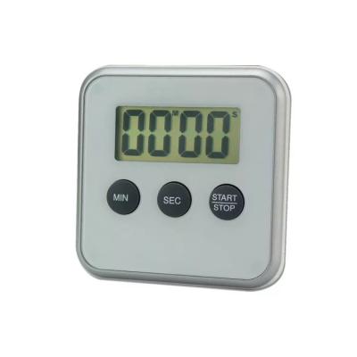 China Large Sustainable Promotion Magnet Digital Cooking Fridge Timer with Retractable Stand and Hanging Electronic LCD Countdown Timer for sale