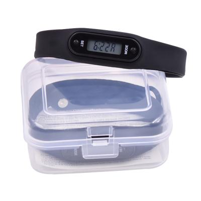 China 2D Sports Simple Wristband Band Pedometer Wristband Pedometer Watch Wristband Pedometer Watch Low Cost Silicone Activity Tracker Wristband Pedometer Watch for sale