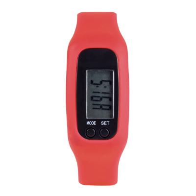 China Fashion. Wholesale Sports Fashion Wrist Pedometer Watch Activity Tracker Silicone Sports Wrist Calories Watch Step Counter Pedometer for sale