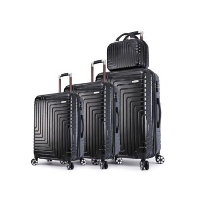 China 2020 New Trend ABS+PC Aluminum Spinner Trolley Luggage Box Moving Case for sale