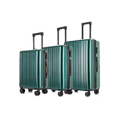 China 3 Piece ABS PC Sets ABS Single Spinner Suitcase Luggage Set for sale