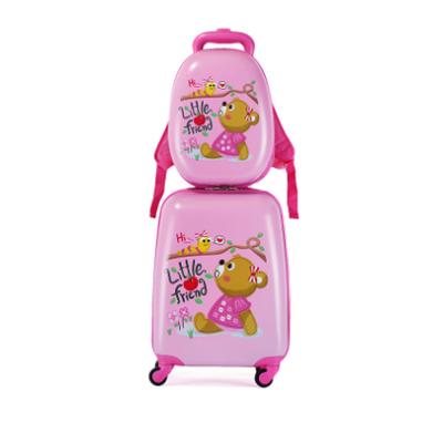 China PC FAMA Disney Certificate Kids Luggage Kids Travel Suitcase With Bag for sale