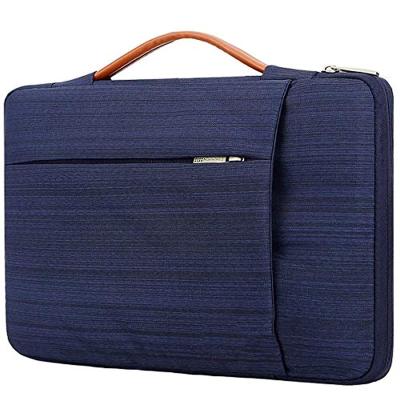 China Waterproof 14 Inch Laptop Sleeve Computer Protective Case Portable Bag In Blue for sale