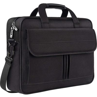 China Waterproof Laptop 15.6 Inch Business Briefcase Shoulder Bag With Strap for sale