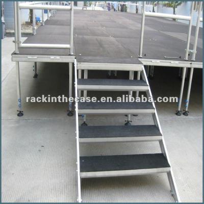 China Outdoor Collapsible Exhibition Stage With Staircase for sale