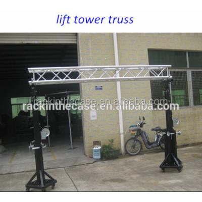 China High quality 6082-T6 RK alloy aluminum telescopic lifting tower/step light stand/standard truss lift stand for sale