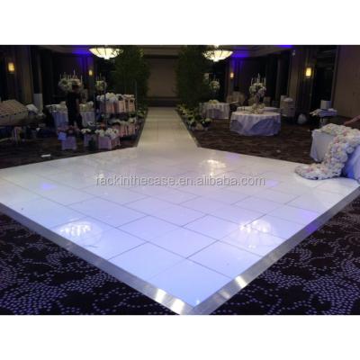 China Aluminum frame and wooden platform interlock cheap portable wooden dance floor for wedding for sale