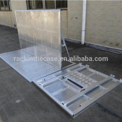 China 6082-T6 aluminum on promotion concert mojo barricade / aluminum stage barrier for sale