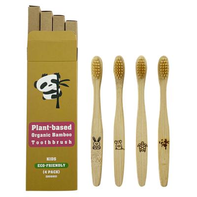 China Disposable certification hot direct pollution child factory sale free eco-friendly natural bamboo toothbrush for sale