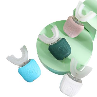 China CE Rechargeable Smart Automatic Certification Bubble 360 ​​U Shaped Toothbrush With Food Grade Brush Bristles for sale