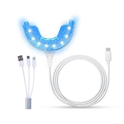 China Beautiful Smile TEETH TOOTH WHITENING To Beautys Non Peroxide Gel Oral Care LED Light Mobile Phone Energy Power Whitening Kit Teeth Whitening Kits Private Logo for sale