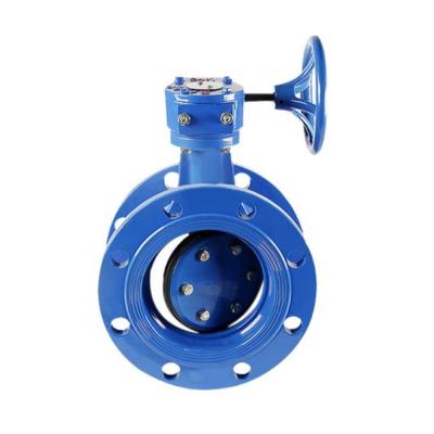 China General Eccentric Double Flange Butterfly Valve With Soft Seal For Cargo Ships for sale