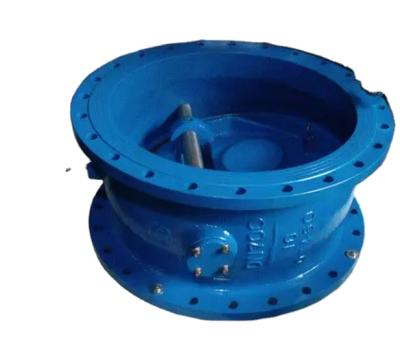 China BIAOYI HH47X general customizable butterfly check valve for water supply and sewage system DN500 for sale